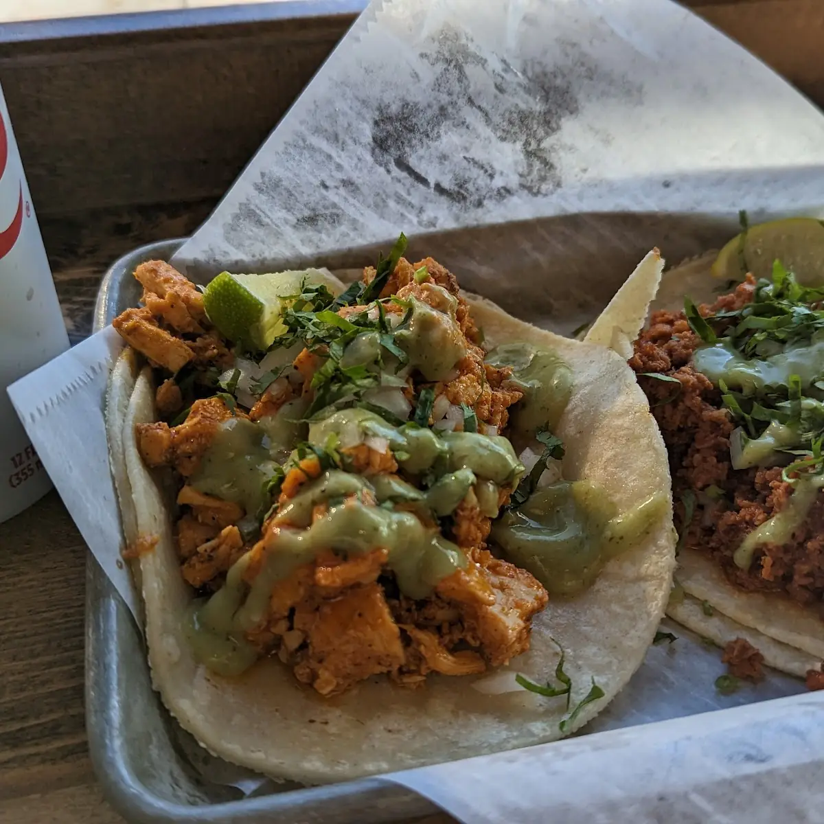 Marinated Chicken Taco