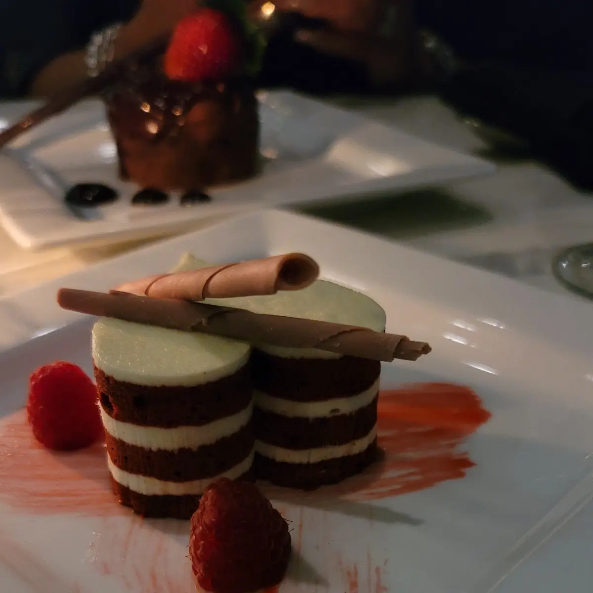 Red Velvet Cake and Chocolate Mousse Cake