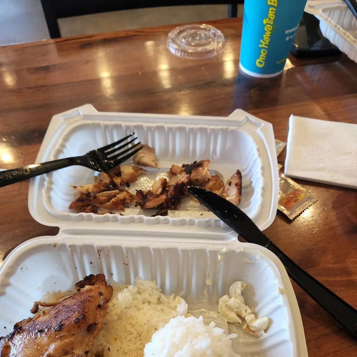 BBQ Chicken and White Rice