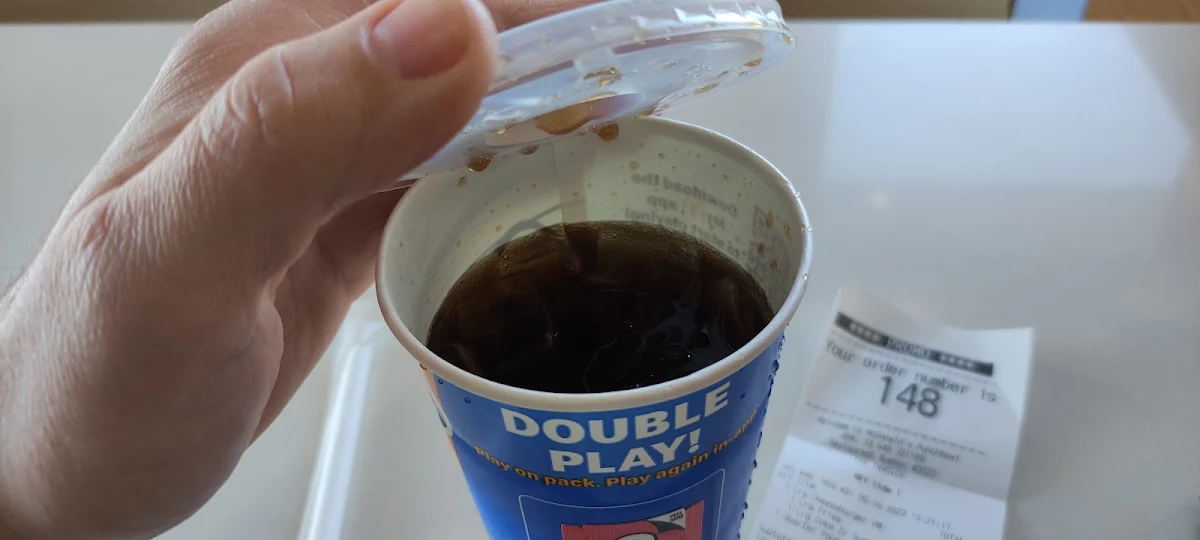 Large Coke, McDonald's Punchbowl
