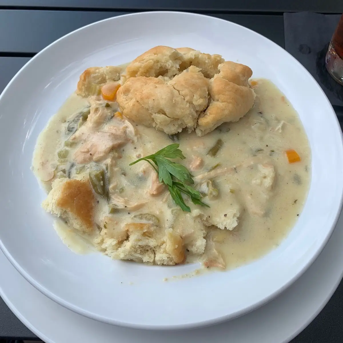 Deconstructed Chicken Pot Pie
