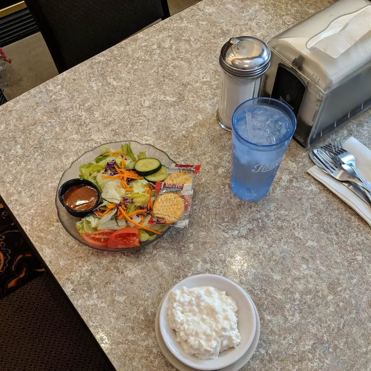 House Salad with Cottage Cheese