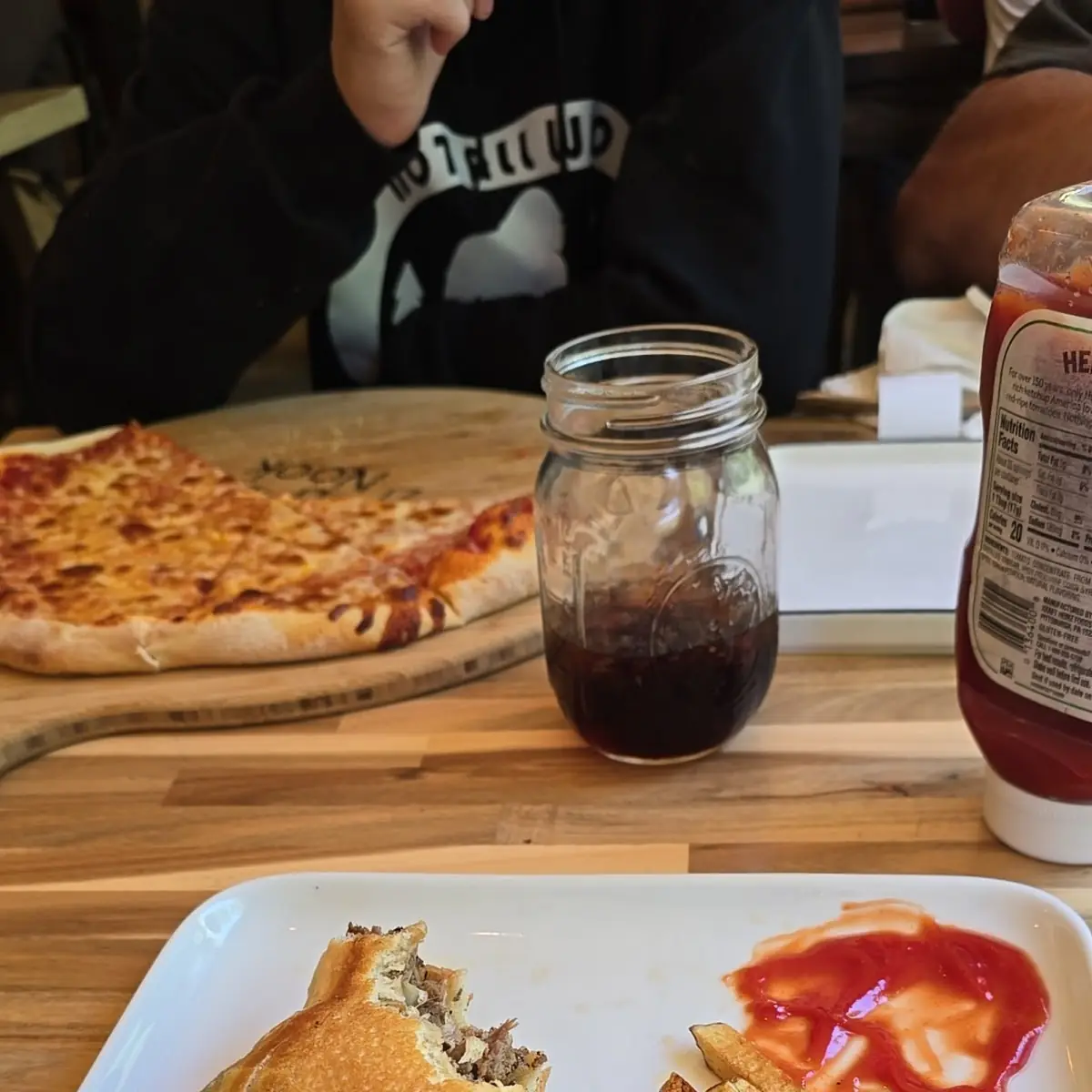 Steak & Cheese Sub & a Large Pizza