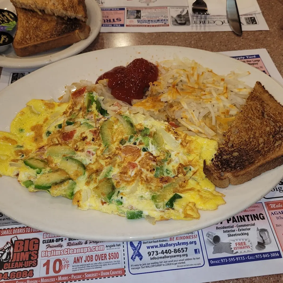 Plain omelette