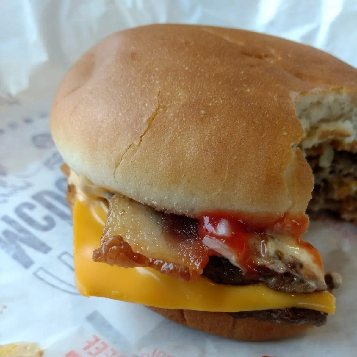 Bacon Mcdouble with Mac Sauce