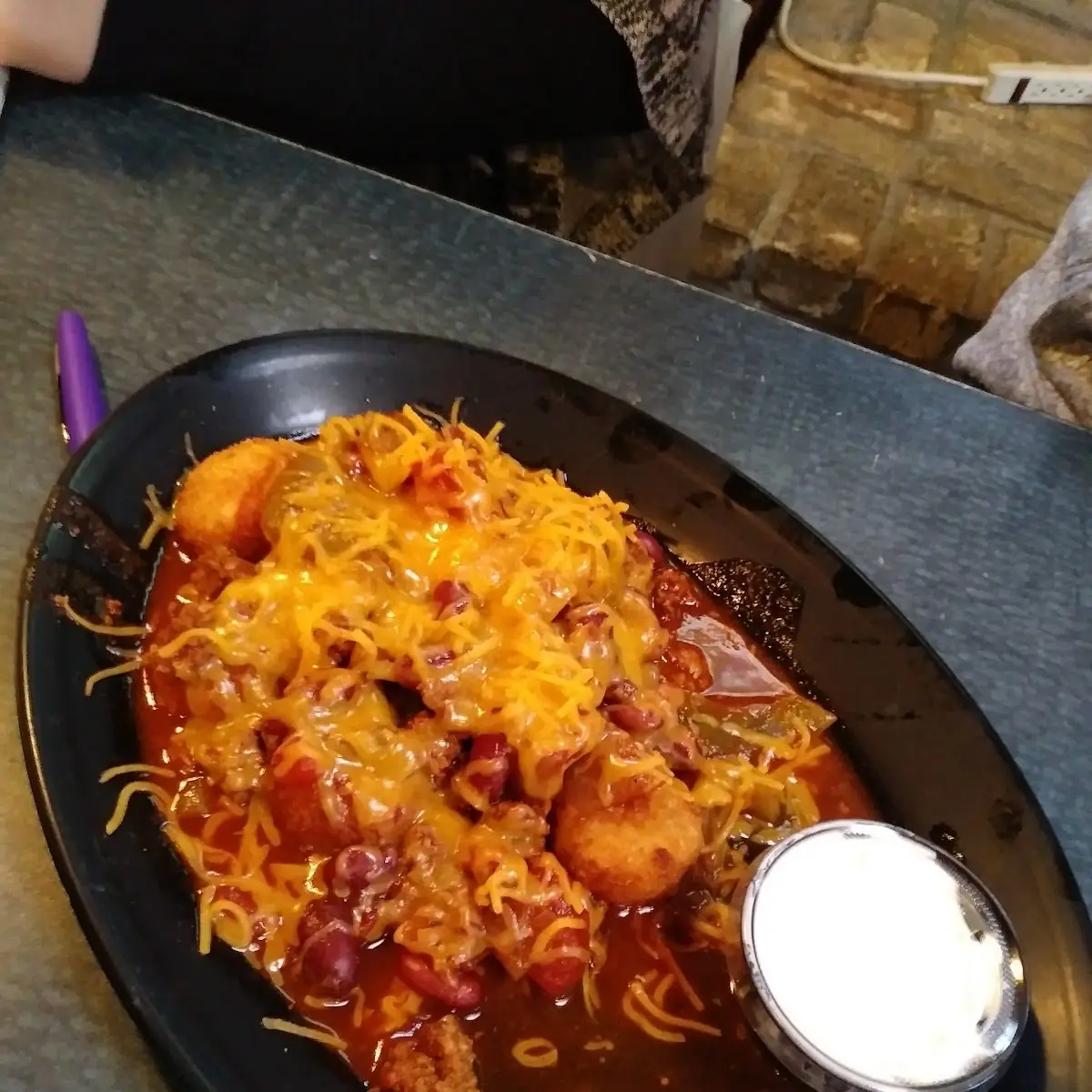 Cheesy Tator Tots with Chili