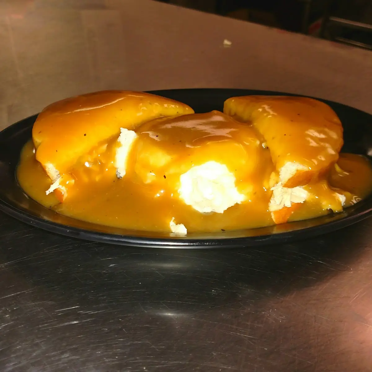 Smothered Roast Beef Sandwich