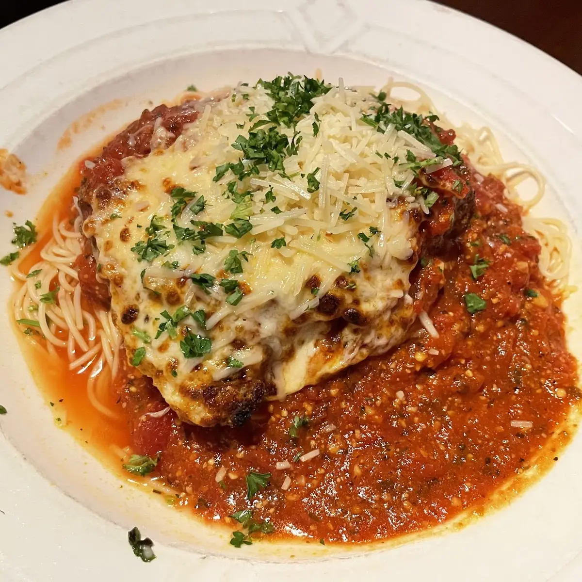 Chicken or Eggplant Parmigiana