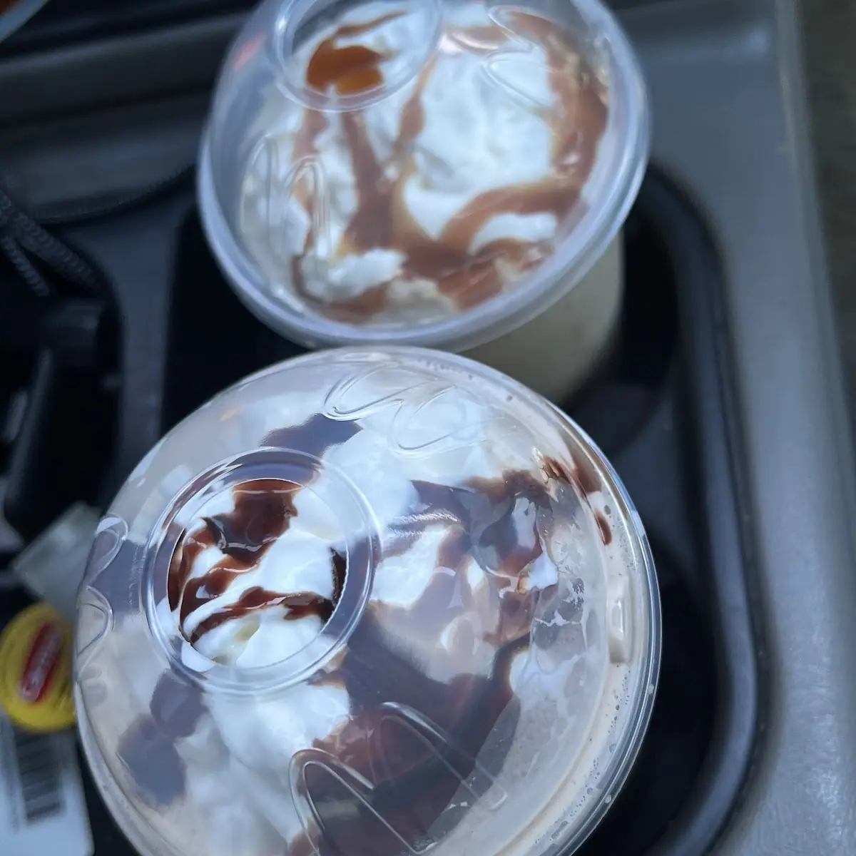 Carmel and Mocha Frappe