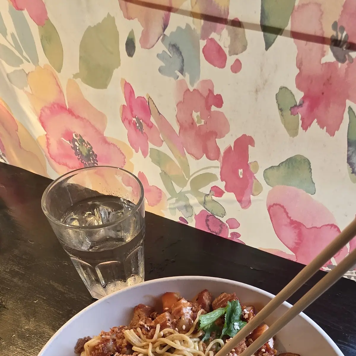 Egg Noodles with BBQ