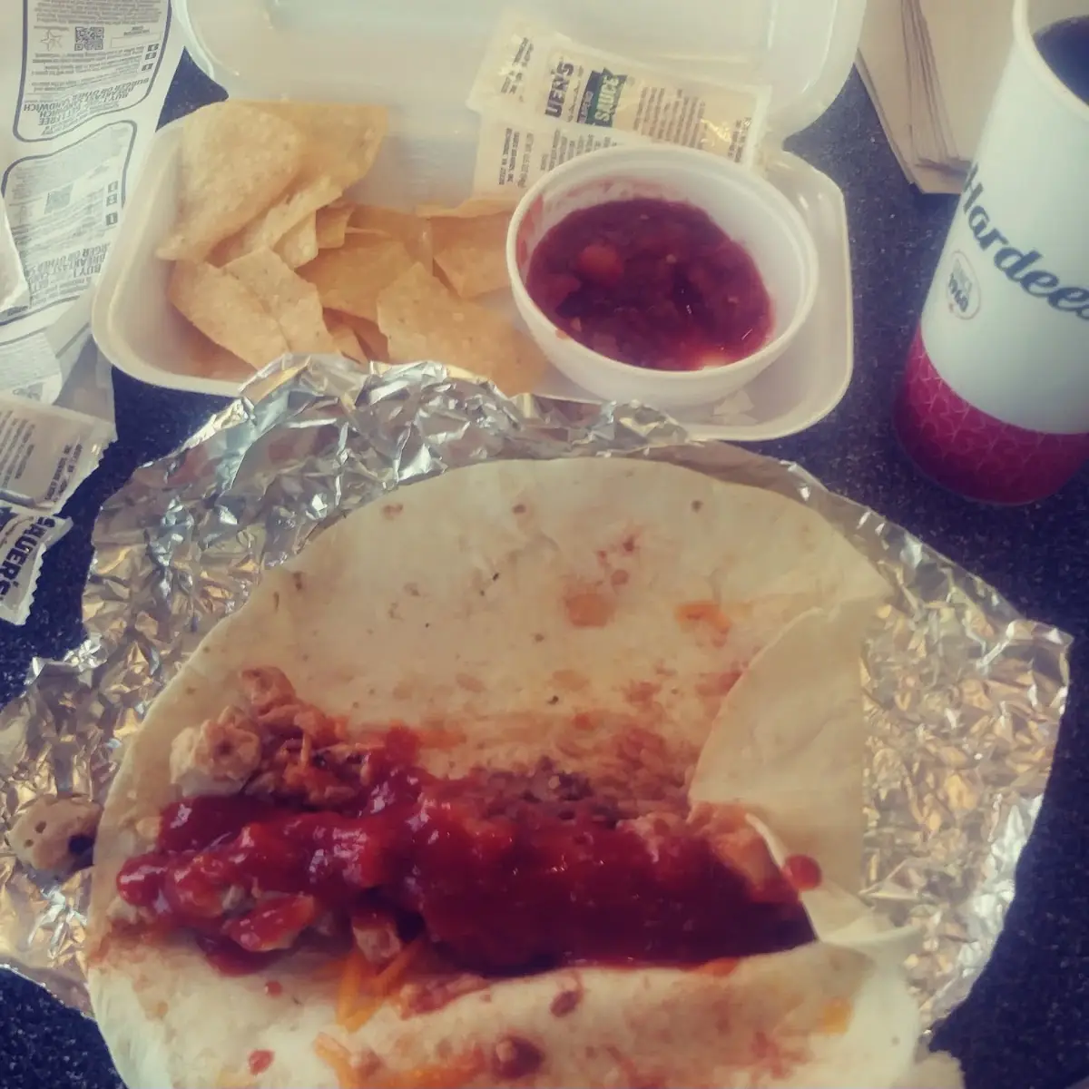 9 Chicken Burrito Combo