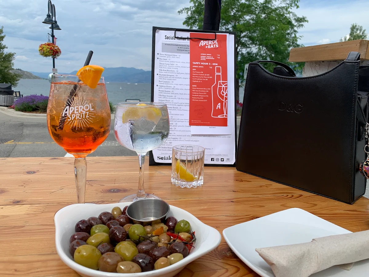 Warm Selection of Mediterranean Olives, Socialē
