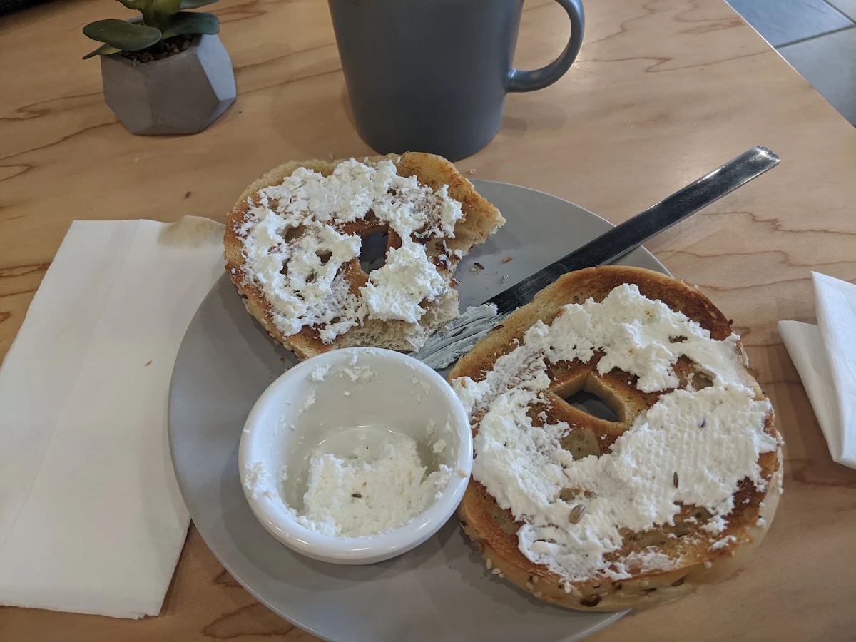 Everything Bagel with Cream Cheese