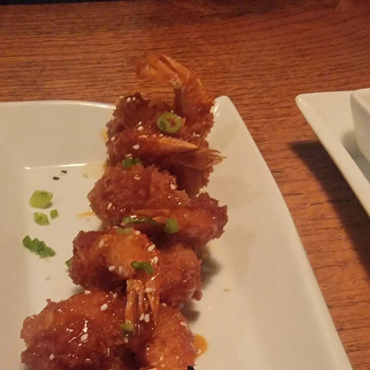 Asian Glazed Shrimp Appetizer Plate