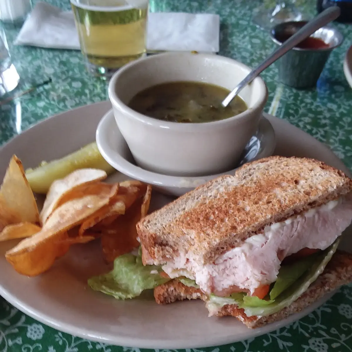 Turkey Bacon Club Sandwich