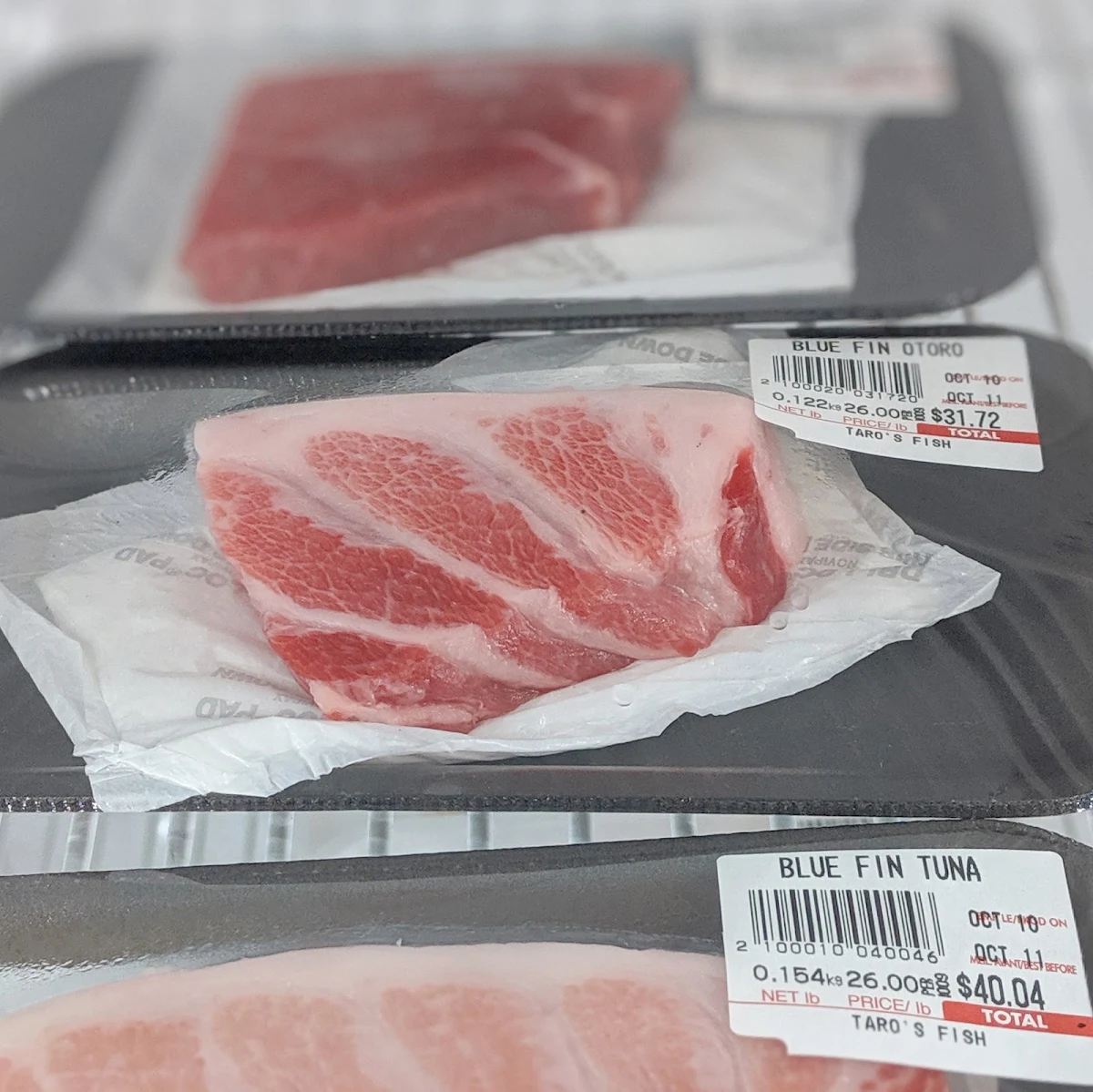 Blue Fin Tuna Belly, Taro's Fish
