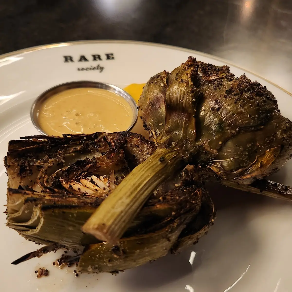Wood Grilled Artichoke