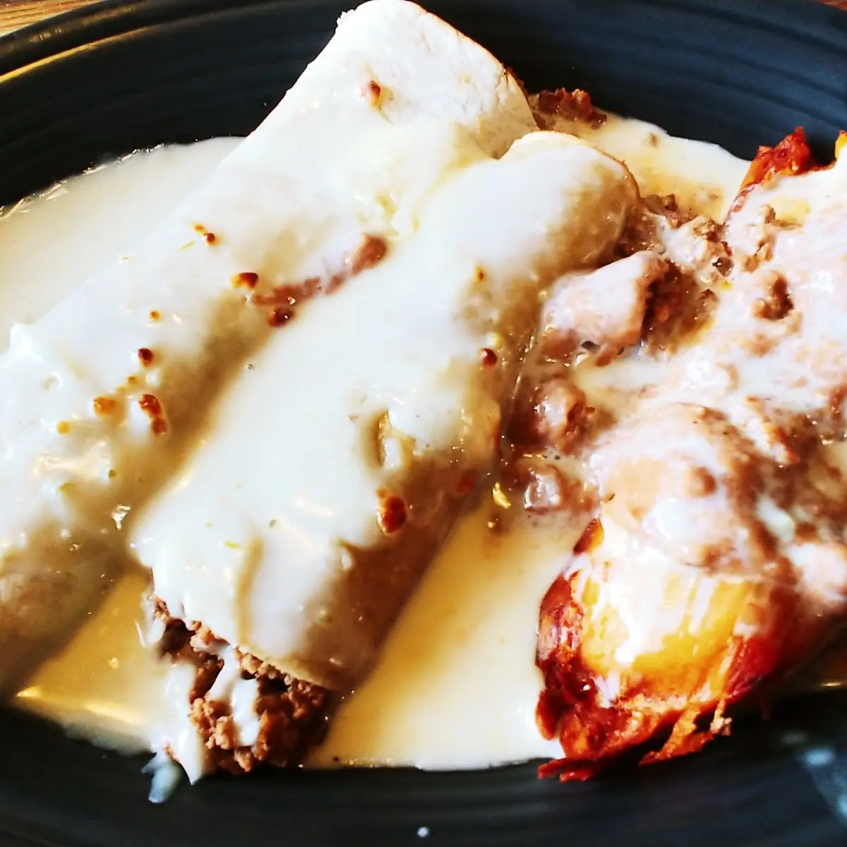 Beef Burrito Beef Enchilada and Hot Tamale