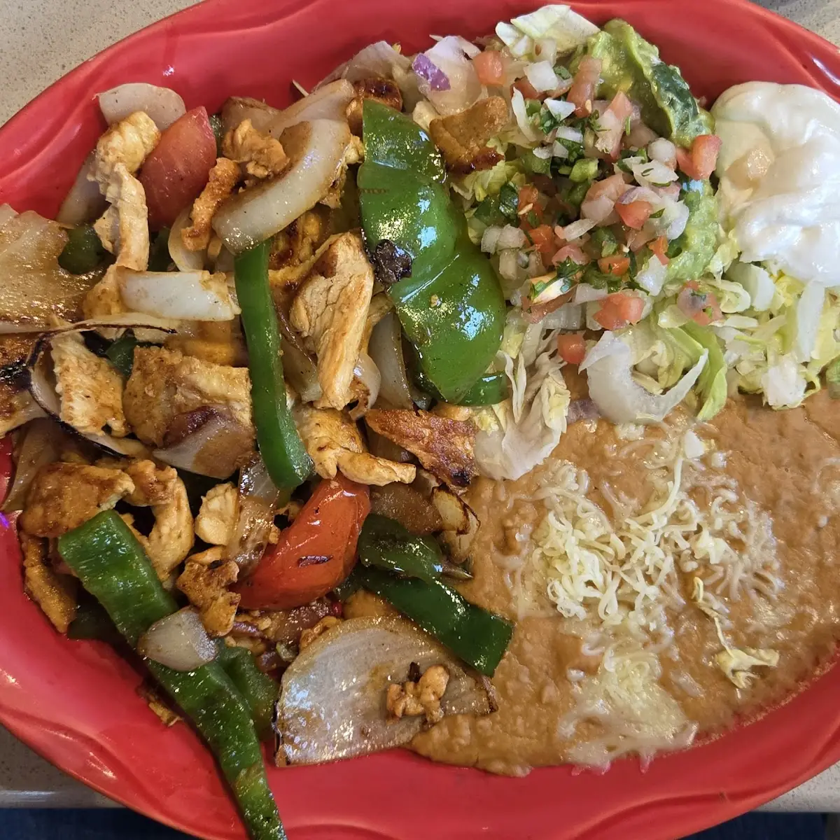 Lunch Chicken Fajitas