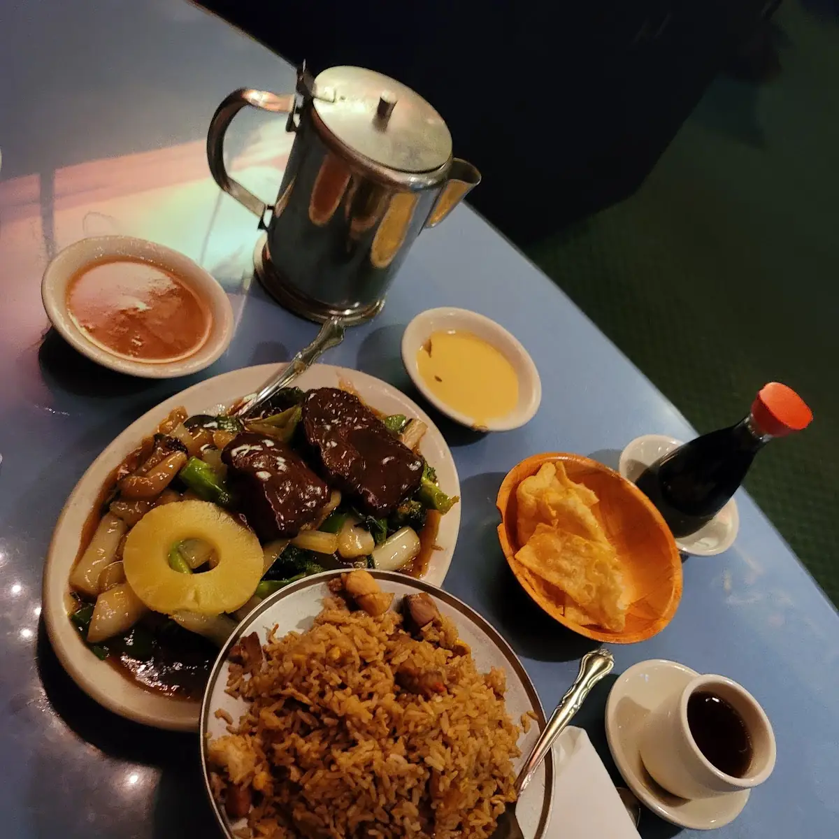 Mongolian Beef and Fried Rice