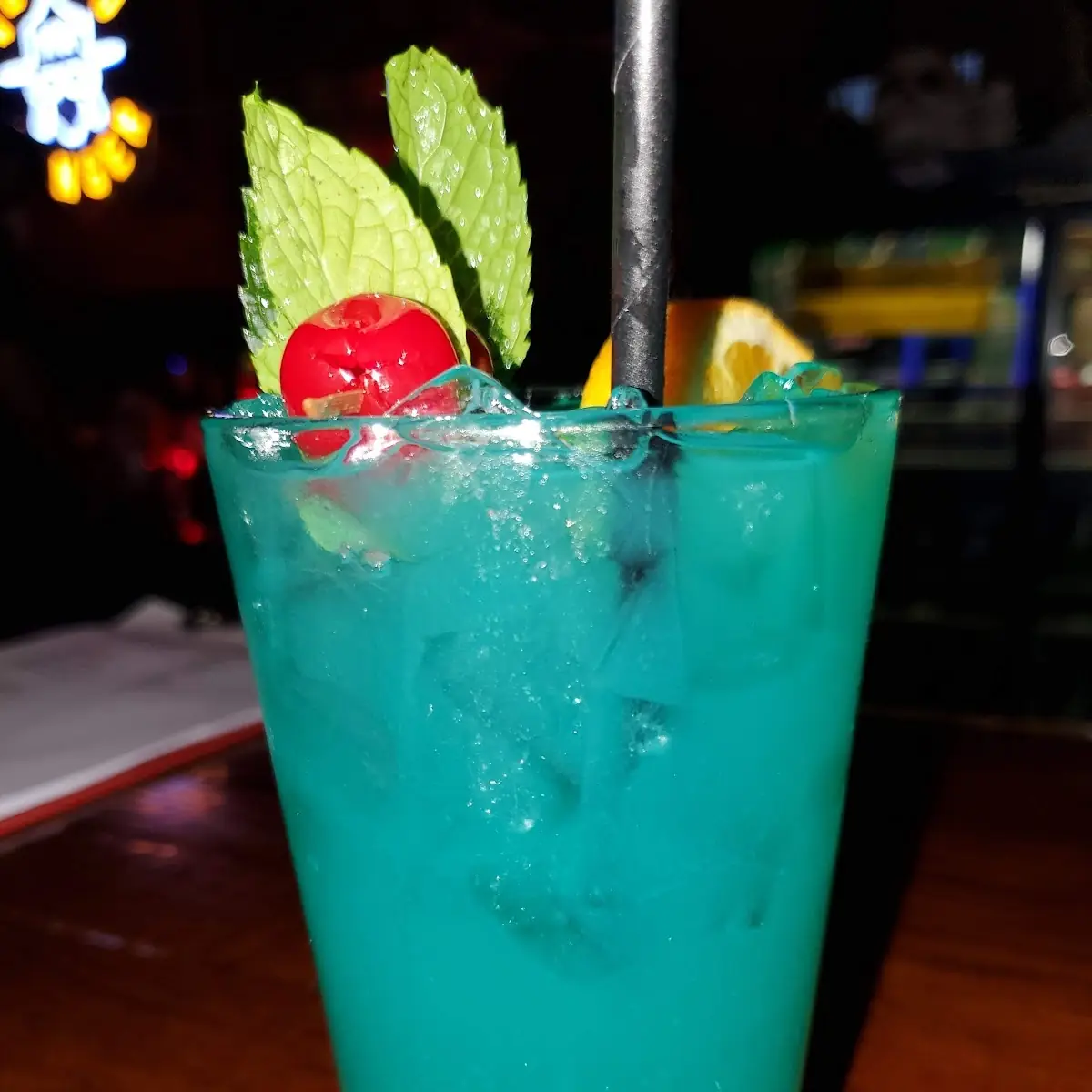 Long Island with Blue Curacao