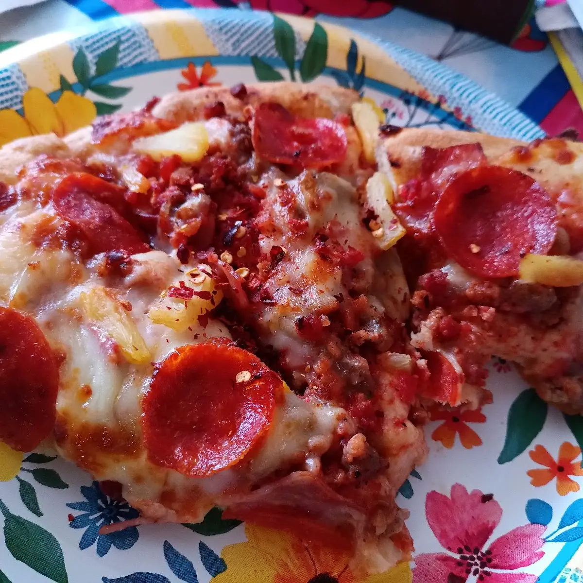 Meat Lovers Pizza with Pineapples