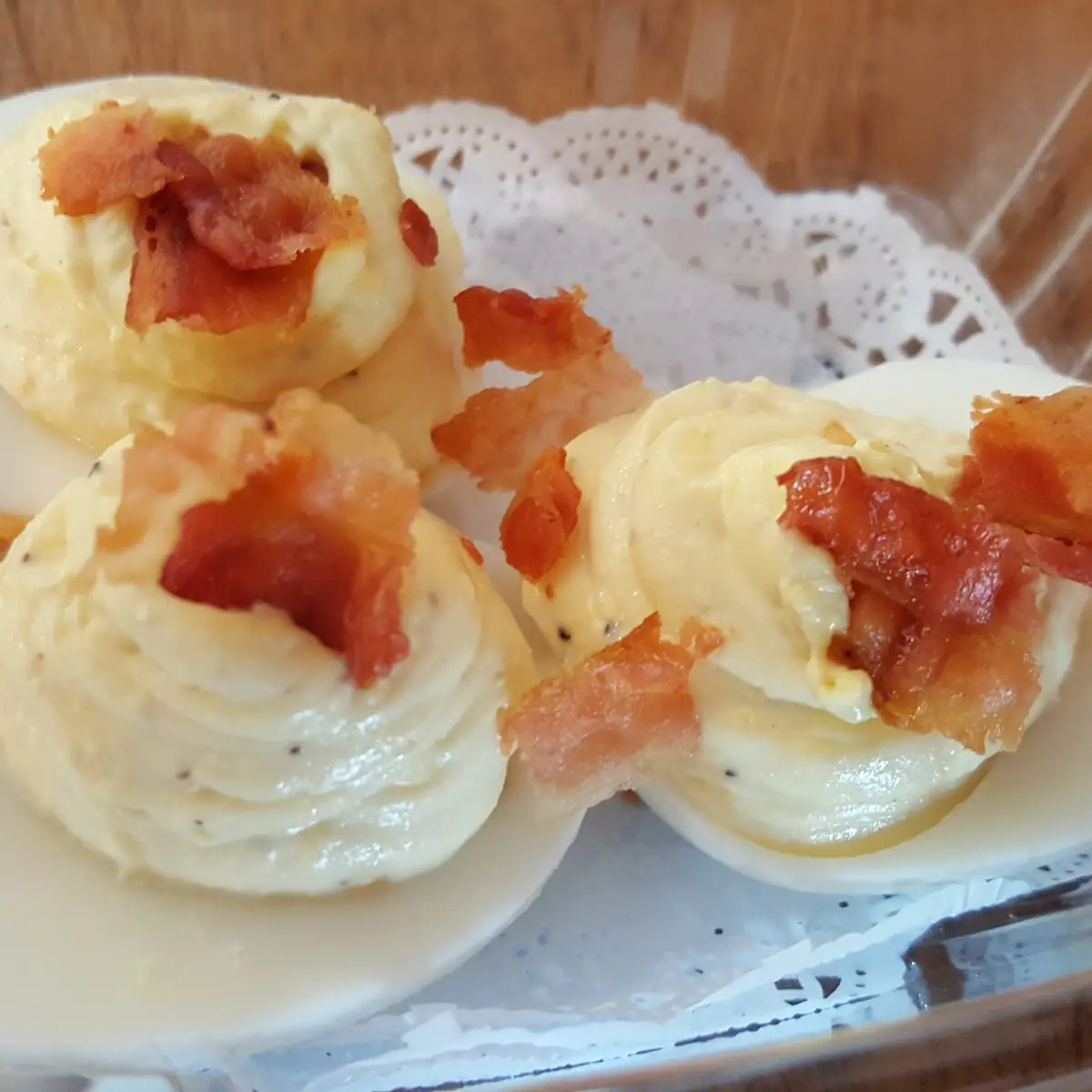 Deviled Eggs with Bacon