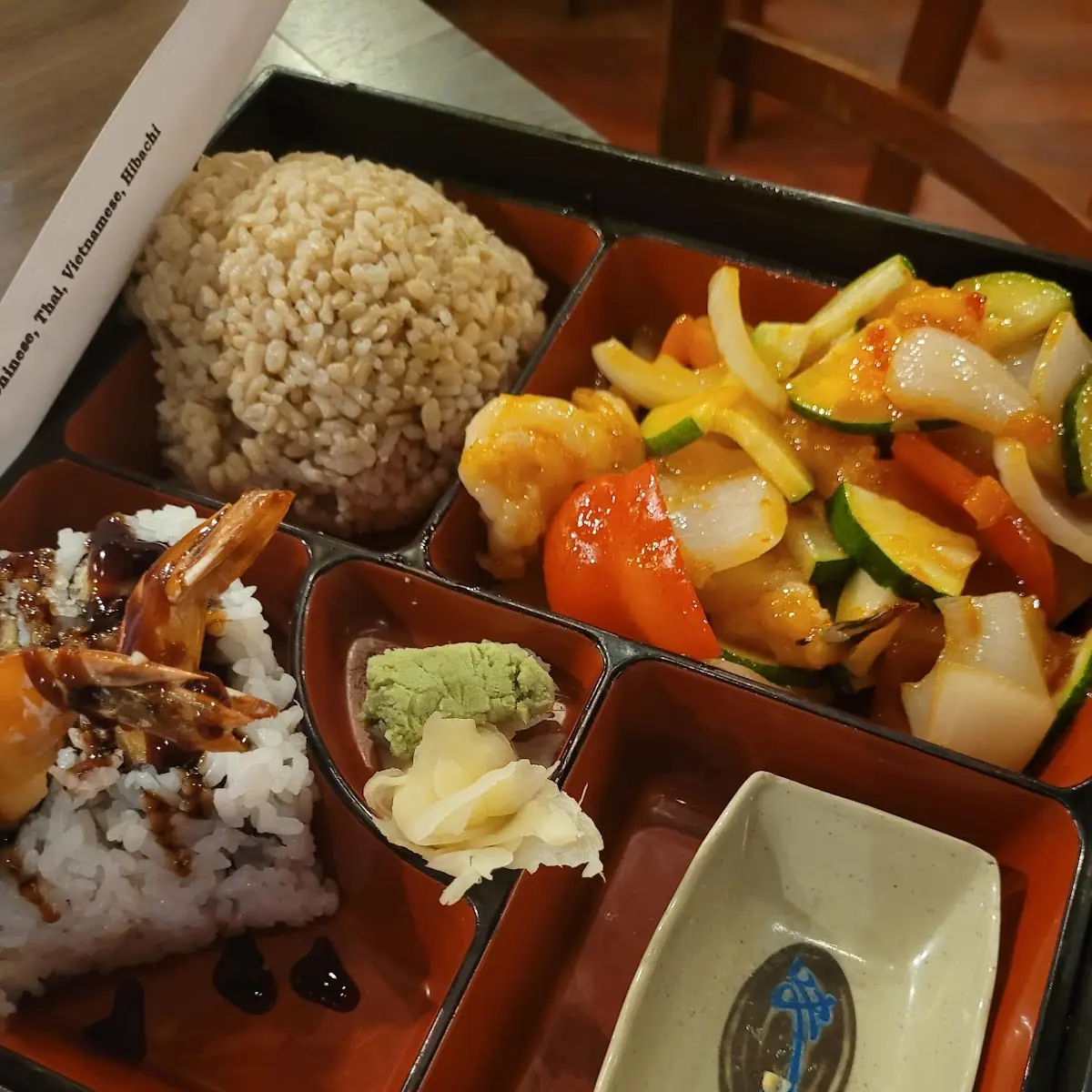 Shrimp Bento Box