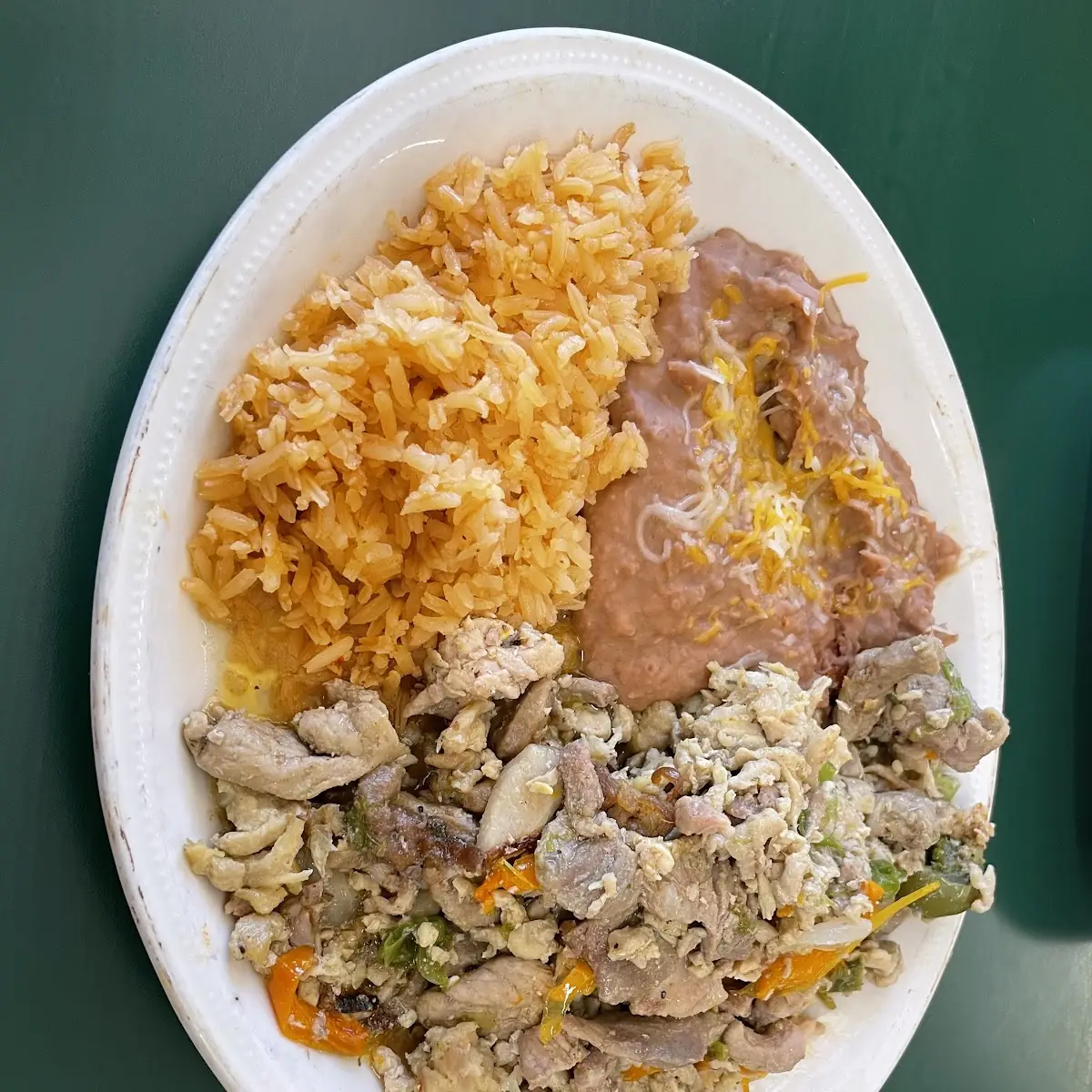 Tuesday - Pork Burrito Plate