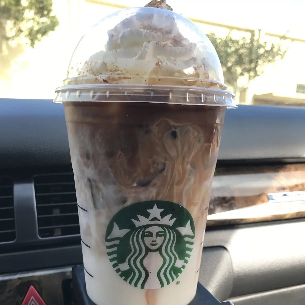Iced Cinnamon Almond Milk Macchiato