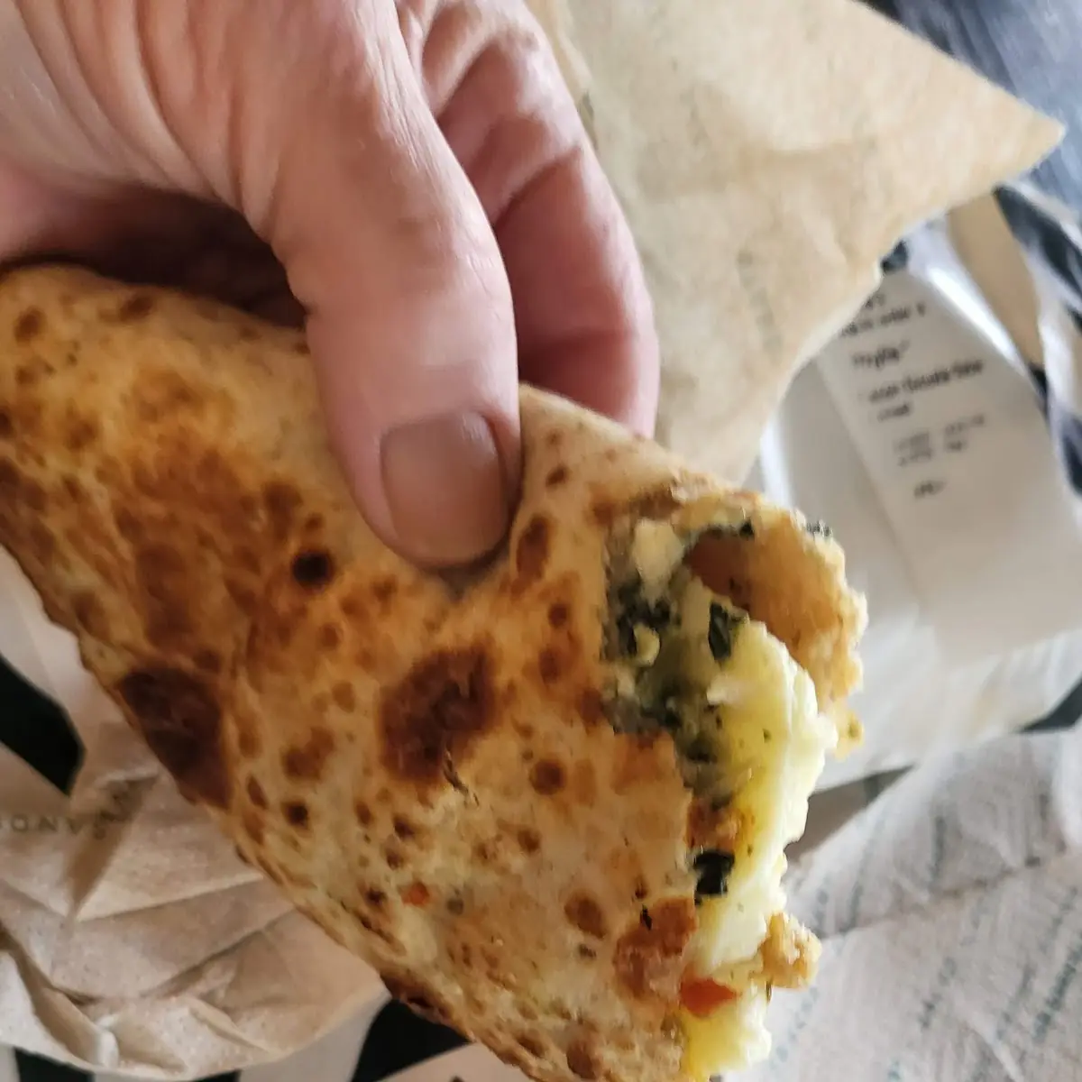 Pinach & Feta Cheese Wrap