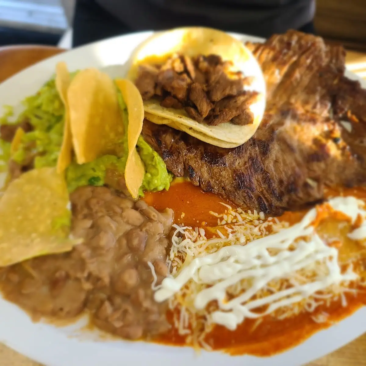 Huevo Con Carne Steak & Eggs Plate
