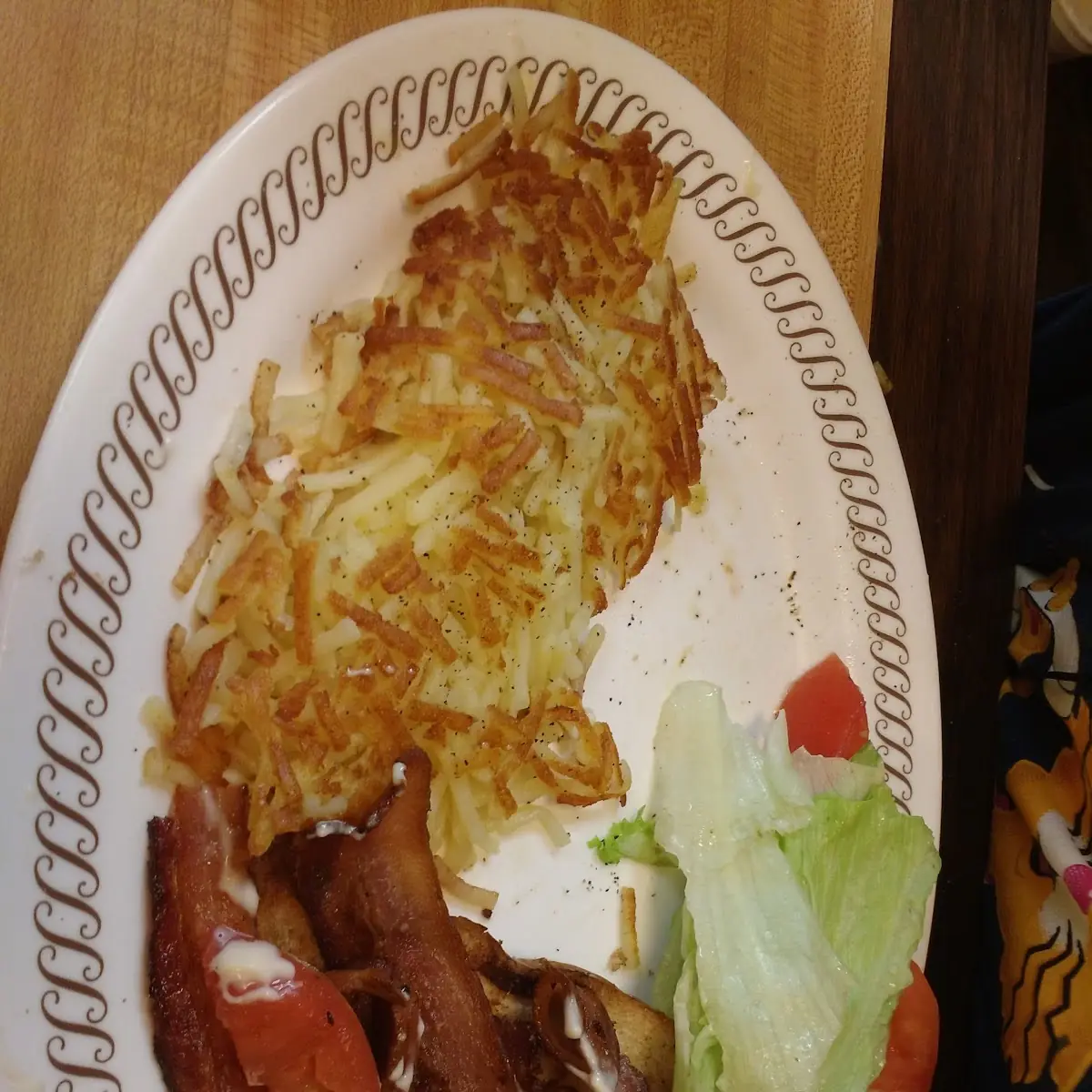 blt with Eggs over Easy and Hash Browns