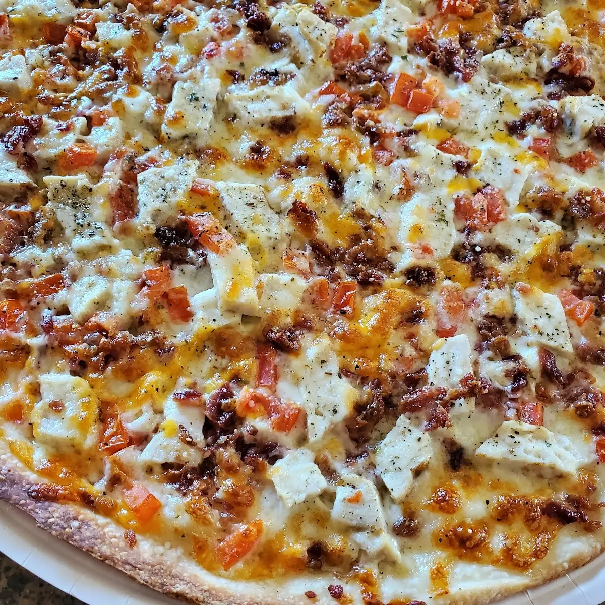 Chicken Bacon Ranch Thin Crust