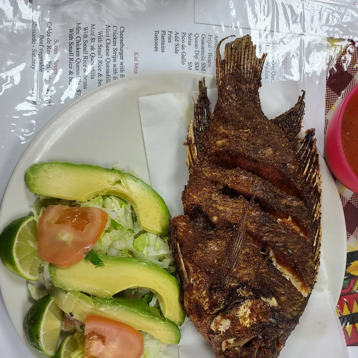 Mojarra Frita Tilapia Plate