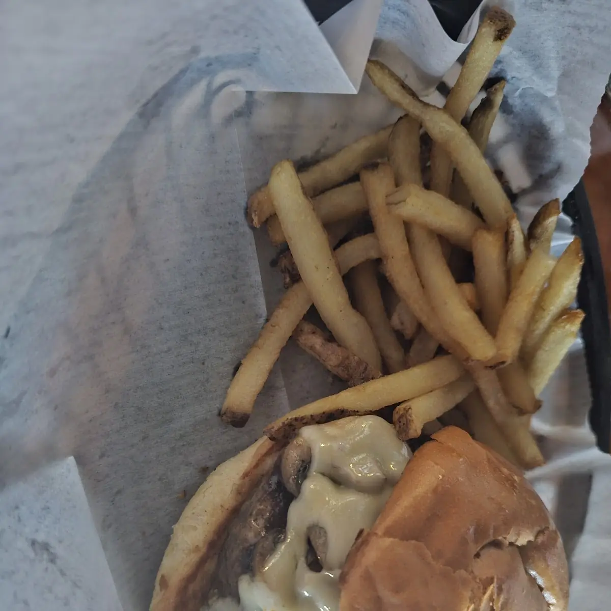 Mushroom Swiss Burger