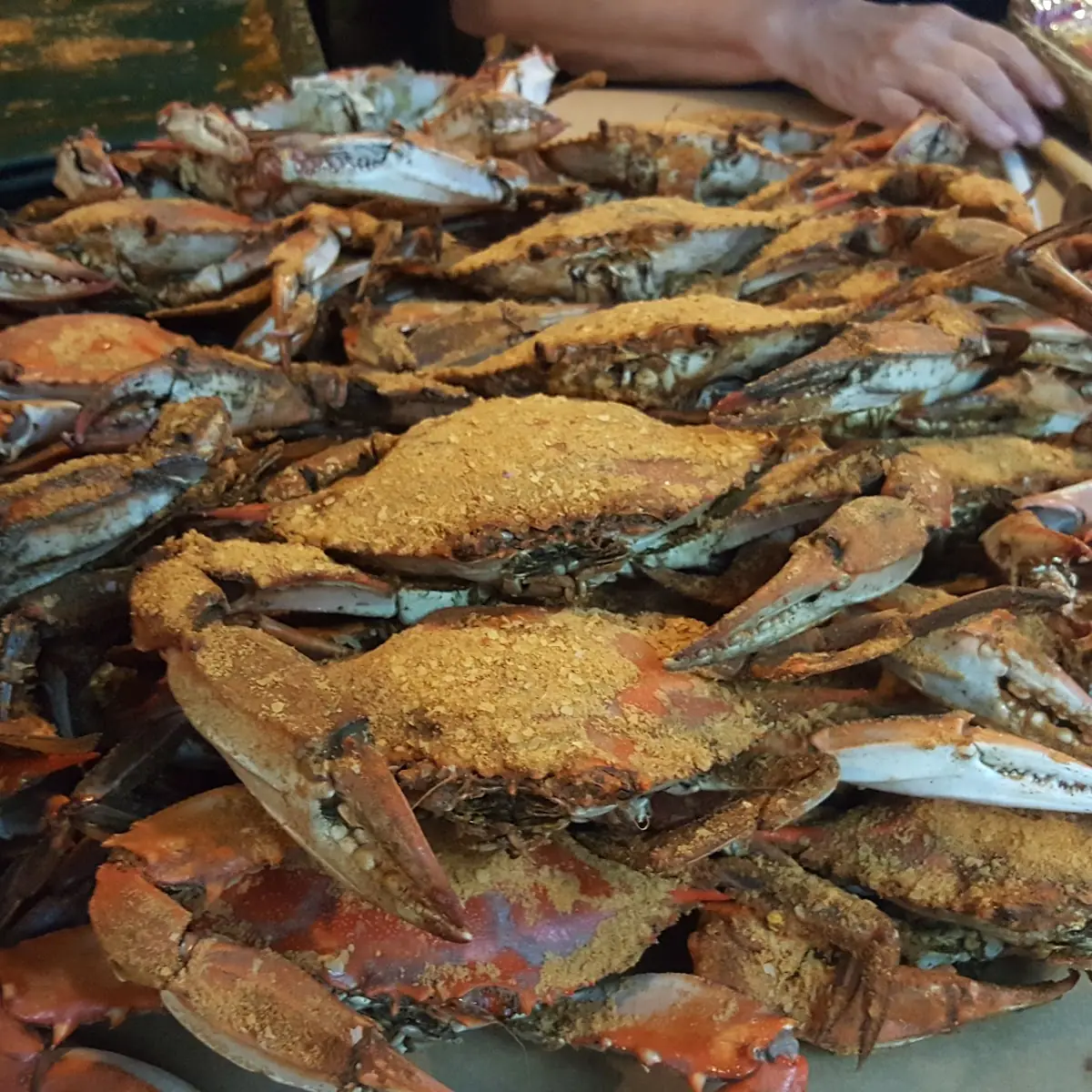 Steamed Crabs Seafood Platter