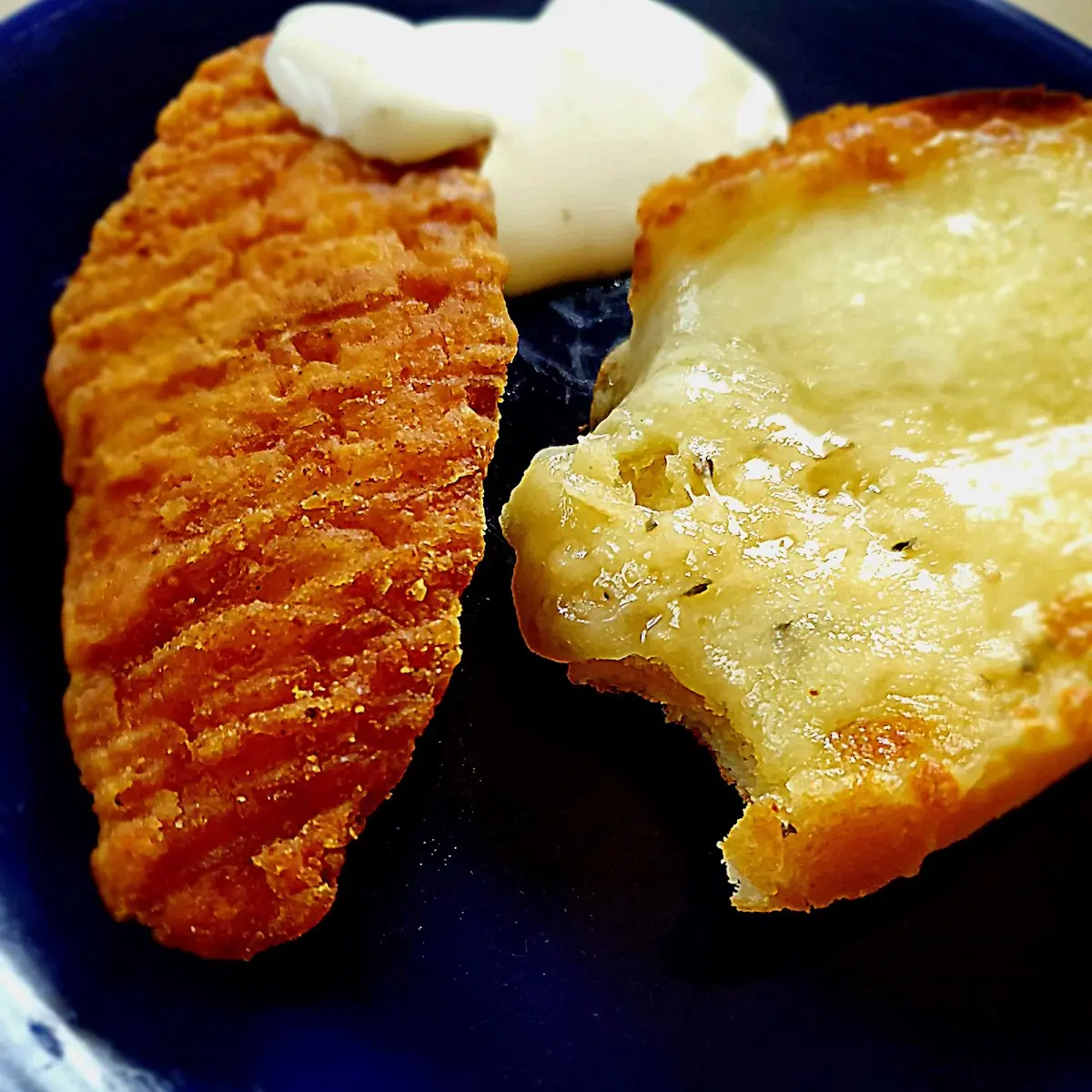 Chicken Tender and Garlic Bread with Cheese