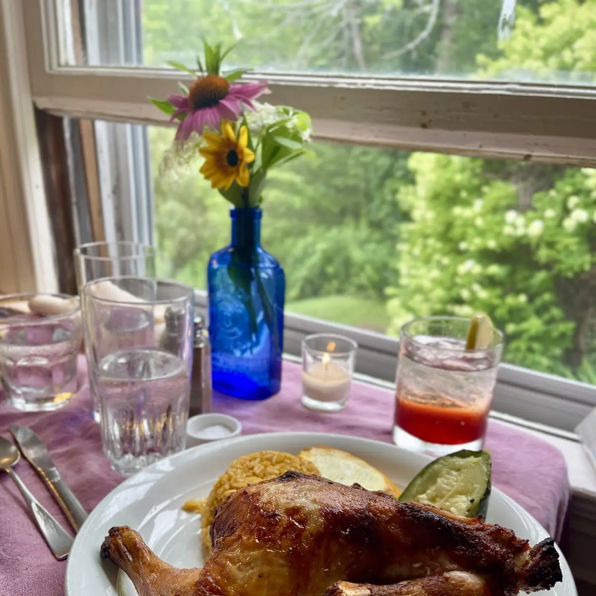 Peruvian Roast Chicken with Aji Verde