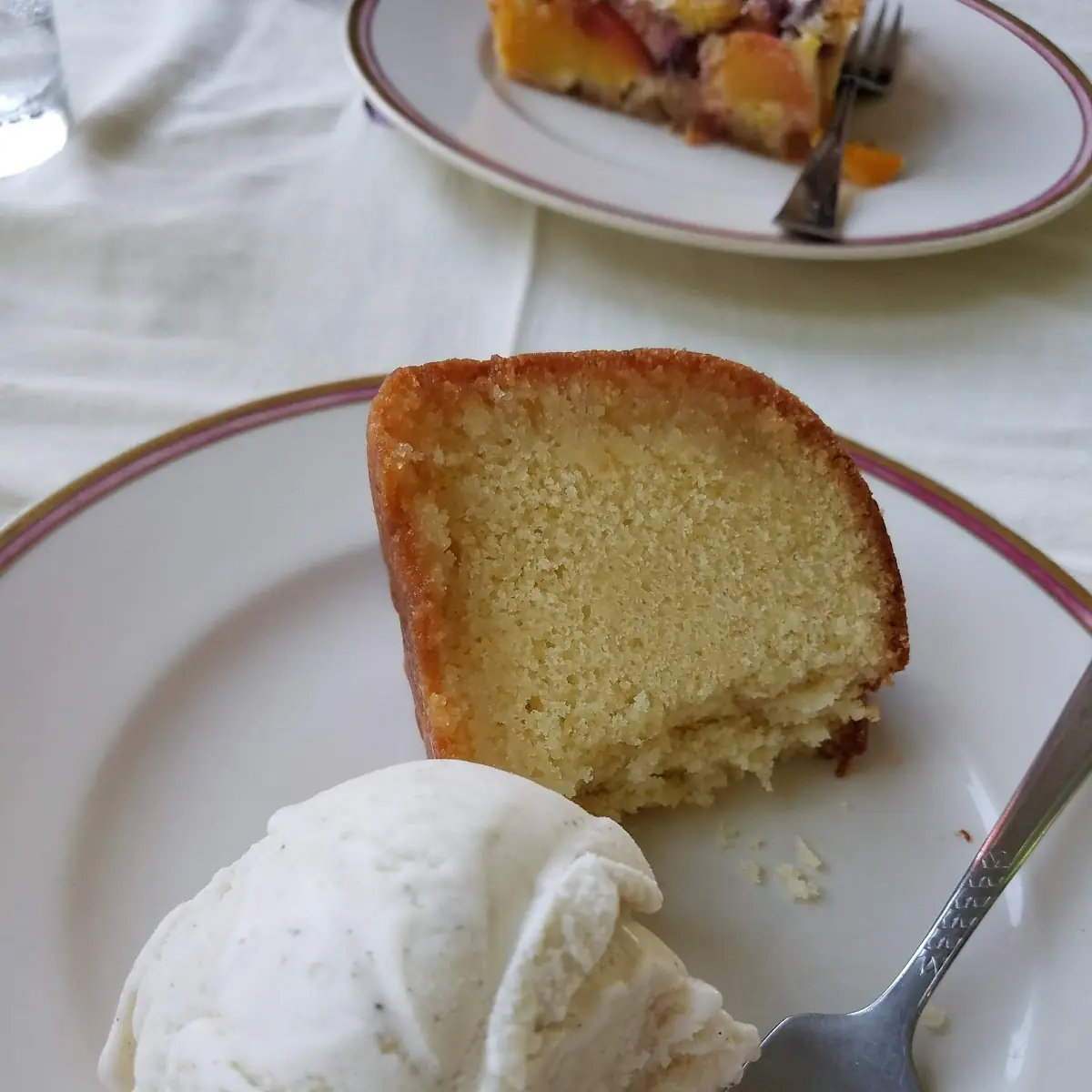 Vanilla Ice Cream Lemon Pound Cake