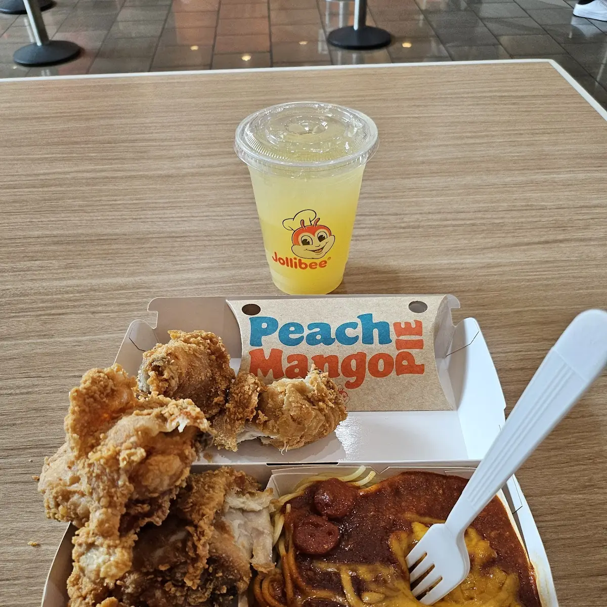Fried Chicken and Spaghetti