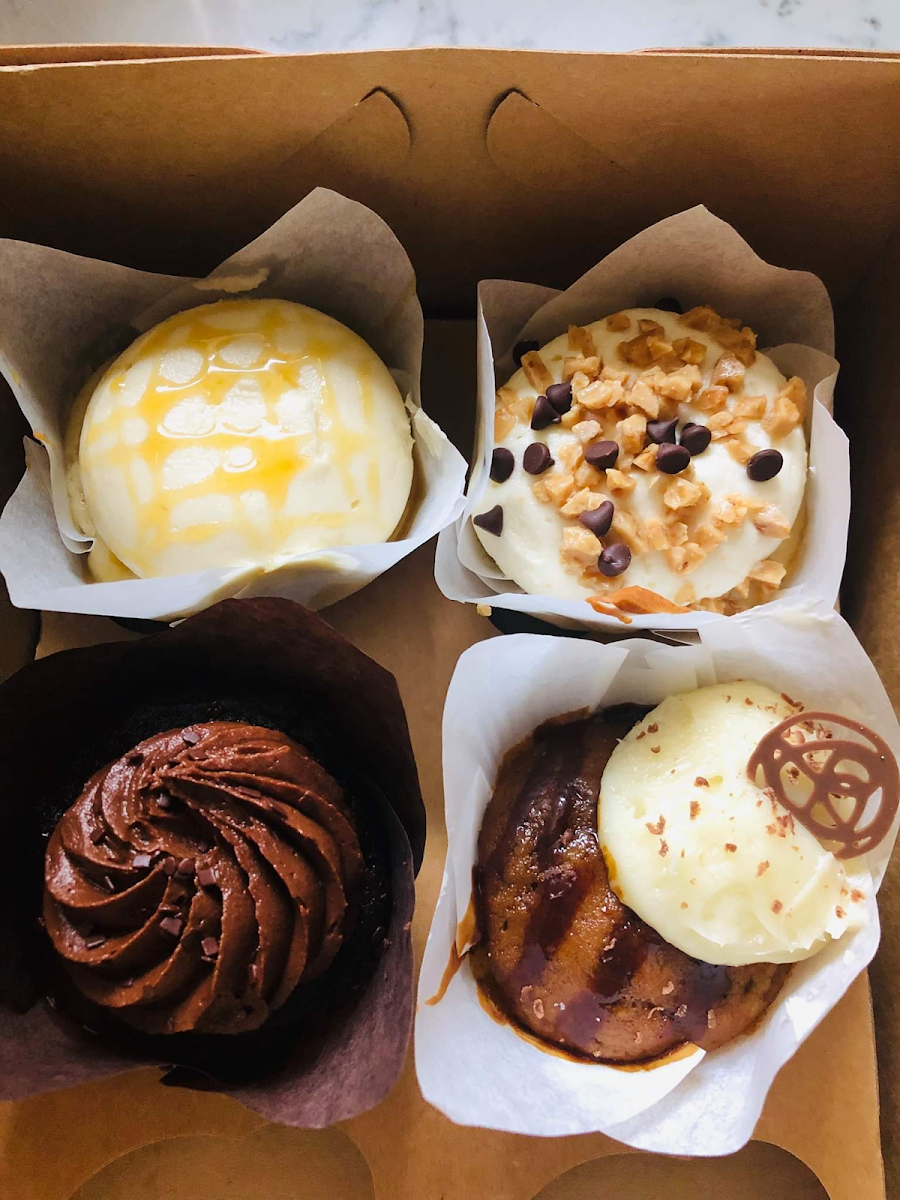 German Chocolate Cupcake
