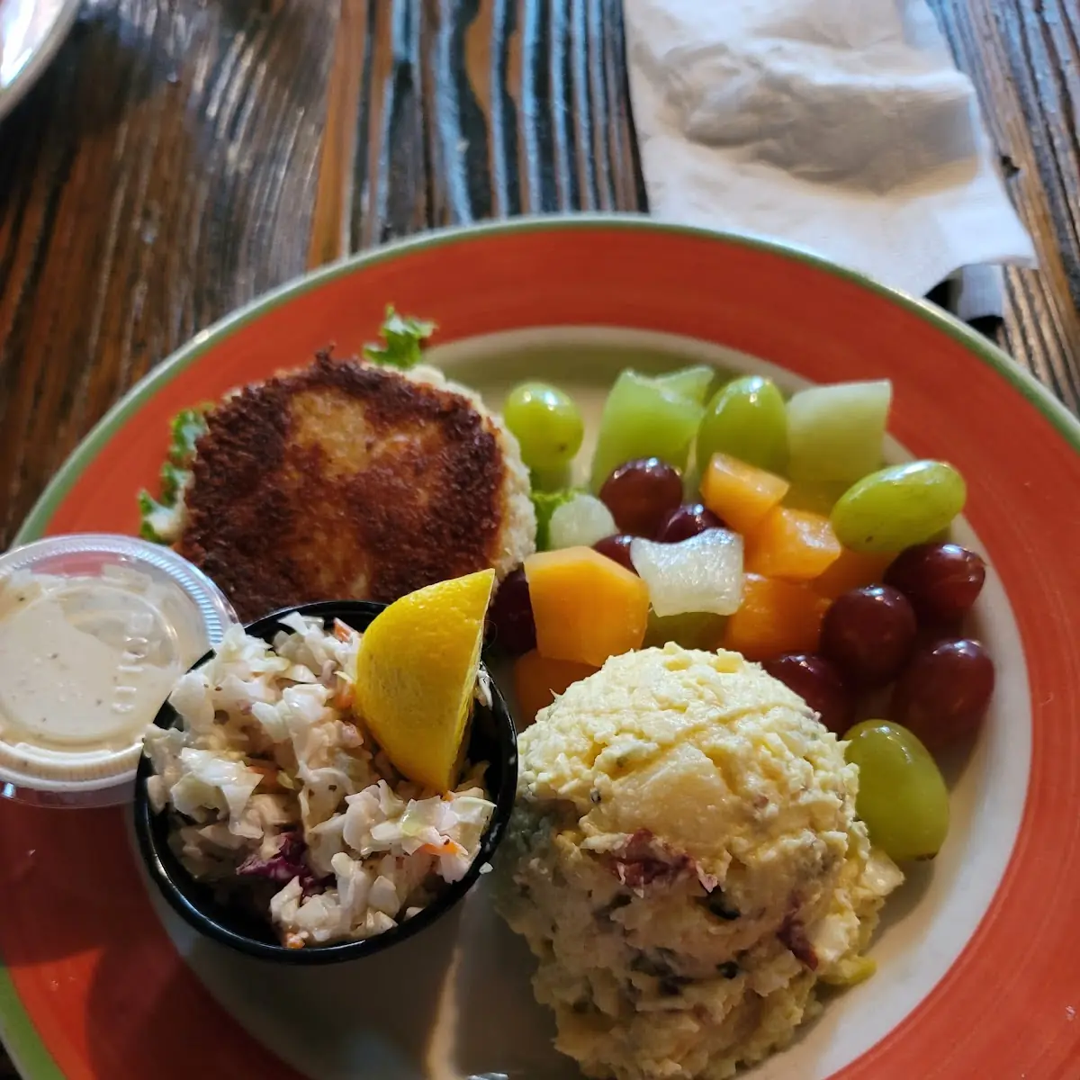 Crab Cake Plate