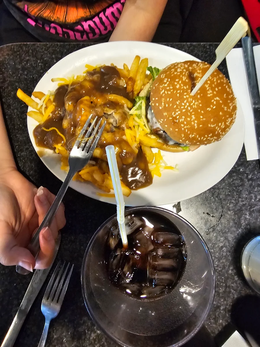 Bacon Cheeseburger with Poutine