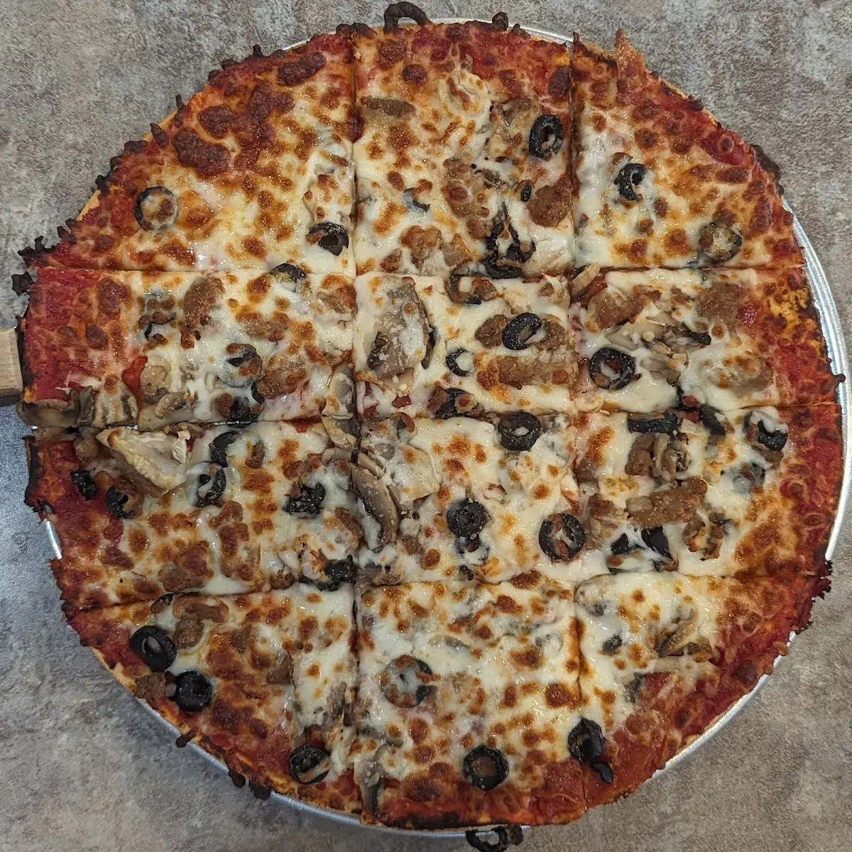 Supreme Pizza Thin & Crispy Crust