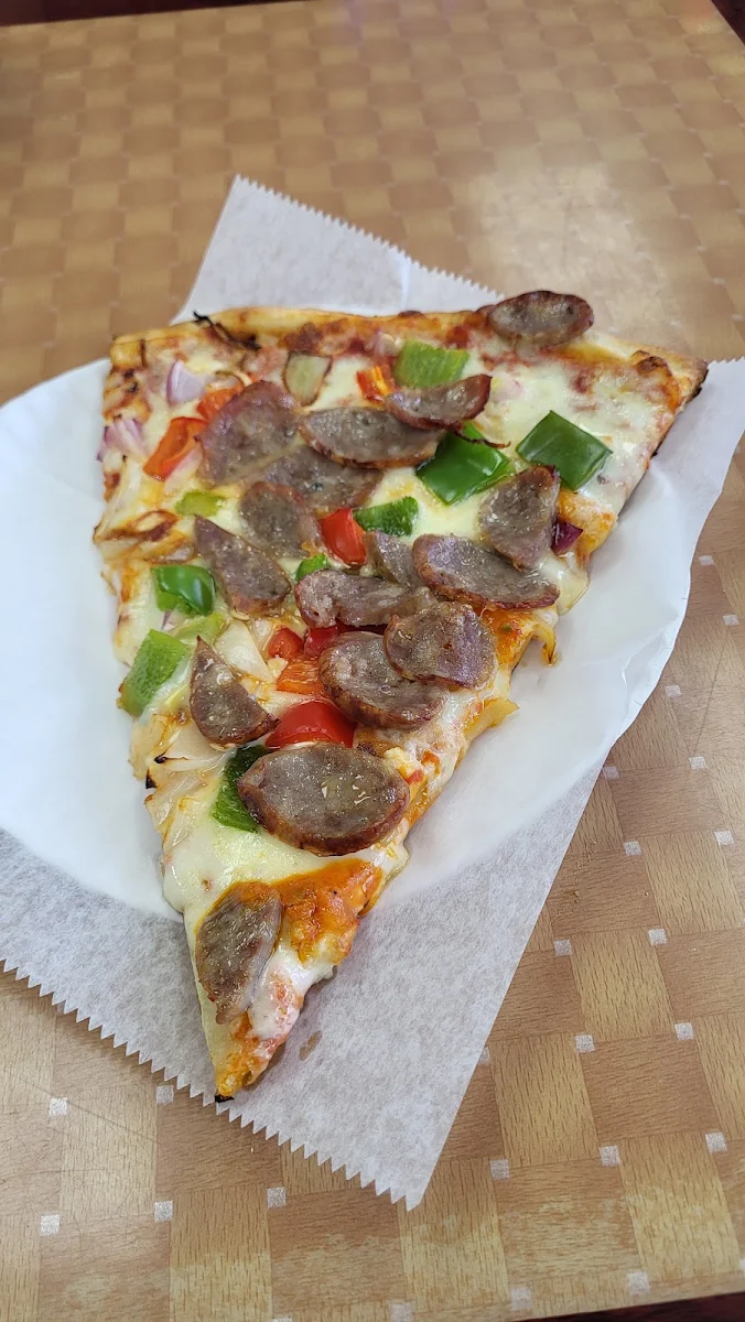Sausage Peppers & Onions Slice