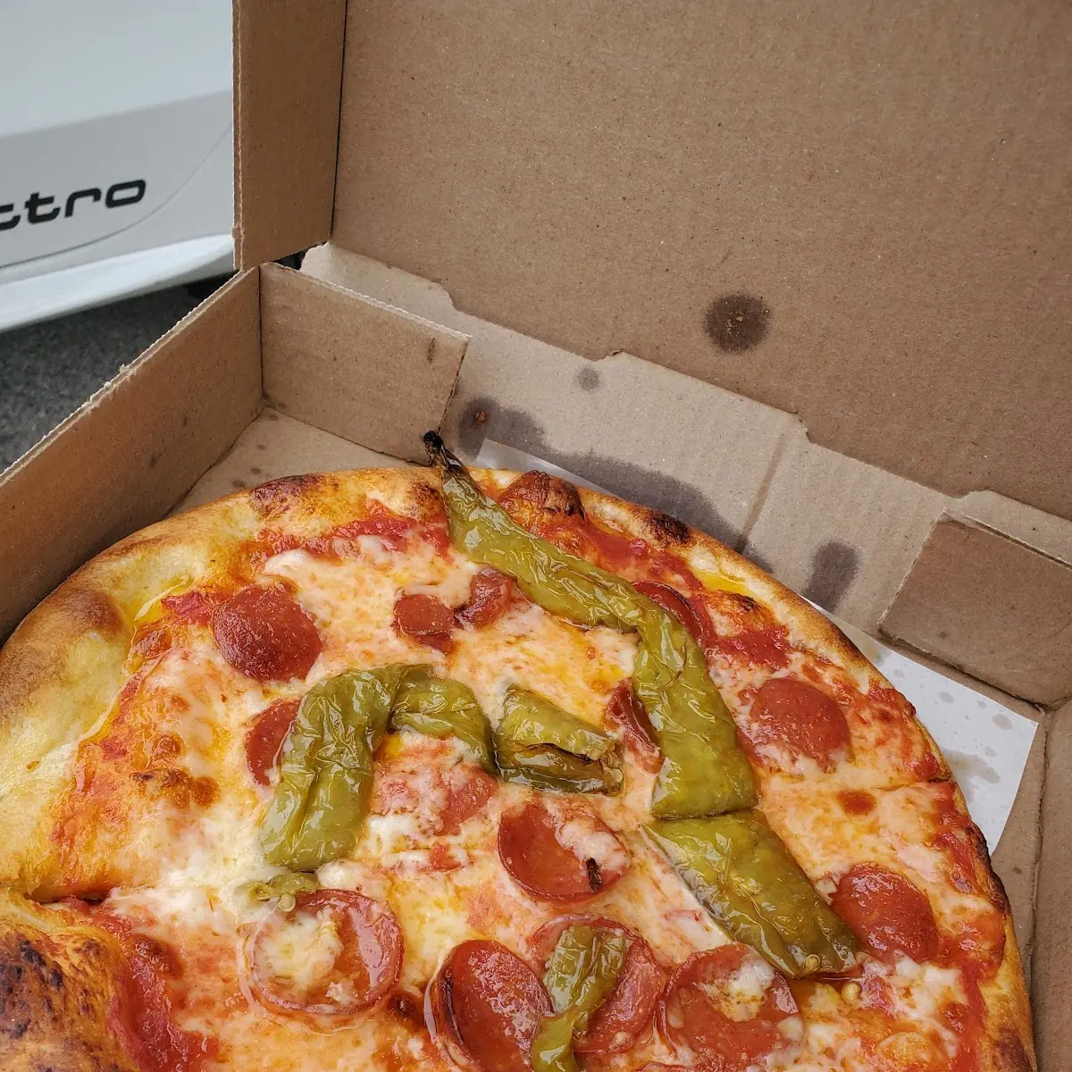 Small Pepperoni and Long Hot Pizza