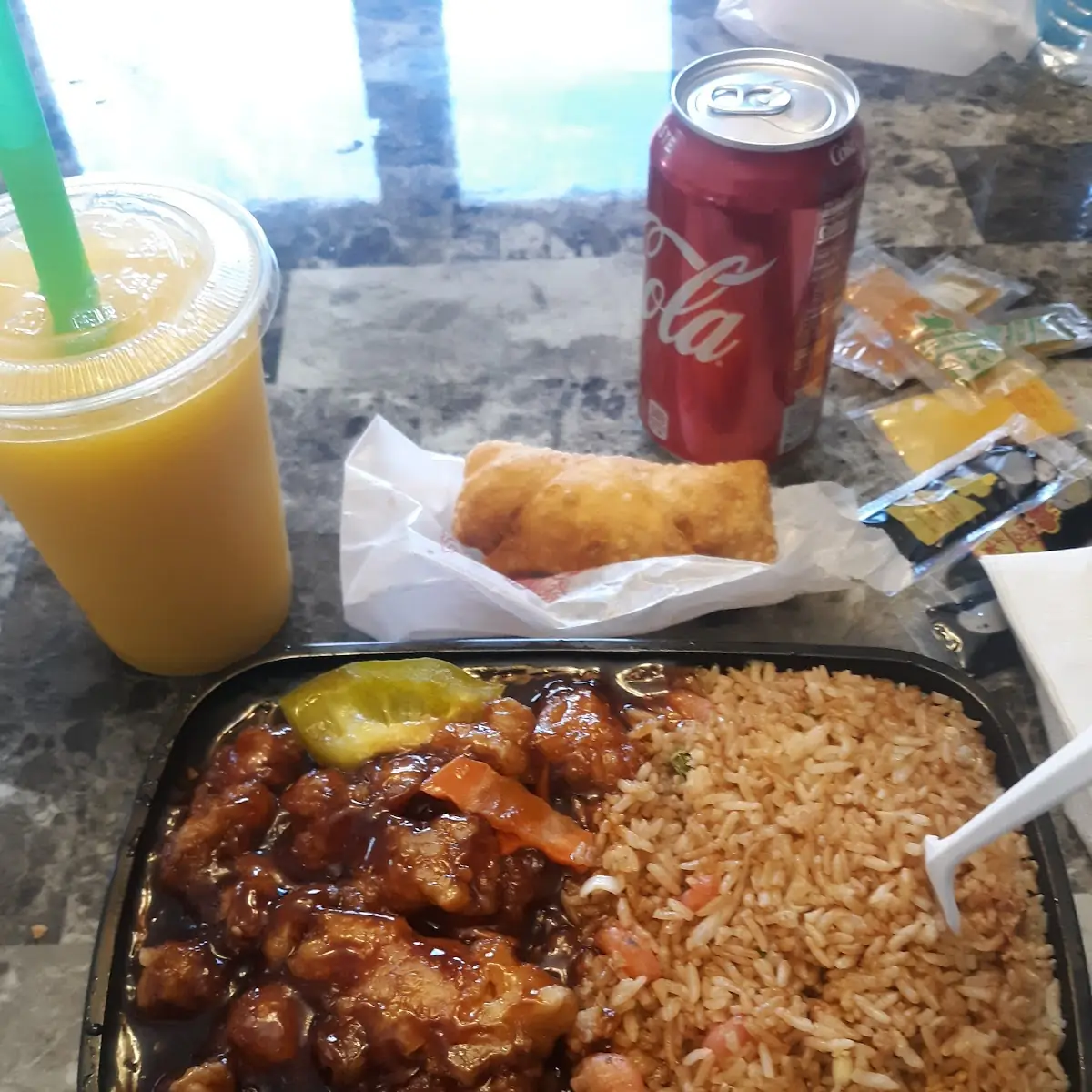 Chicken with Shrimp Fried Rice