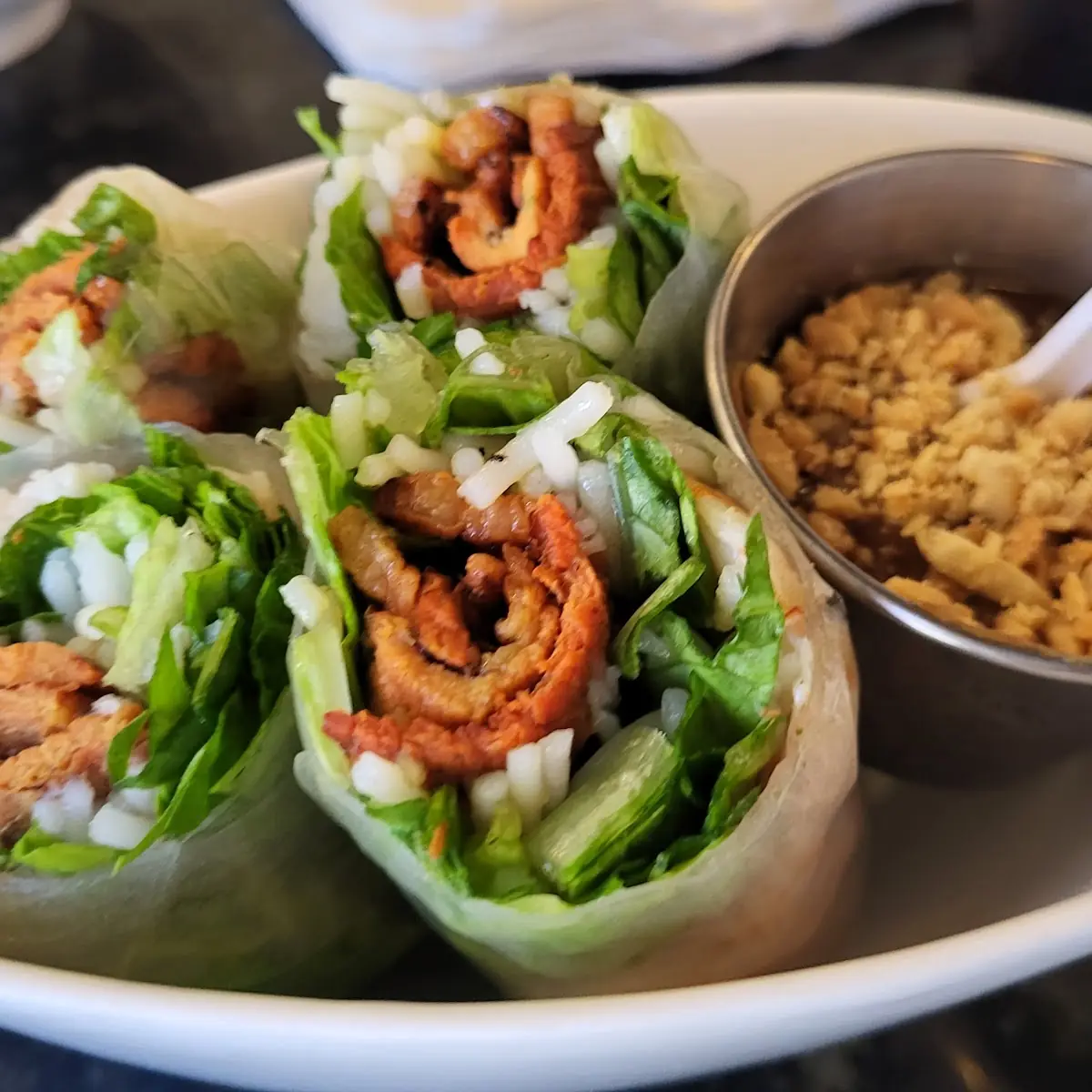 Summer Rolls with Peanut Sauce
