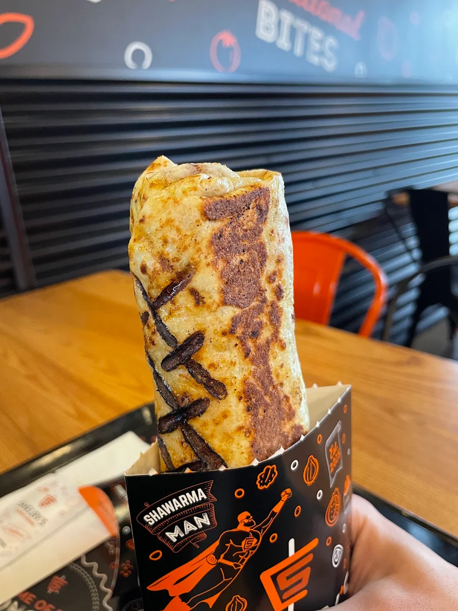 Chicken Wrap, Shelby's Legendary Shawarma